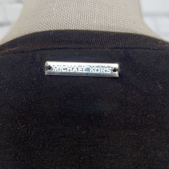 MICHAELMichaelKors Top with Leopard Print Hem - Picture 6 of 7